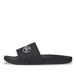 Dép adidas quai ngang Mercedes AMG Petronas F1 adilette ‘Core Black’ JR1070